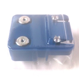 Caflon Blu White Stainless Clawset April Birthstone Studs, 0.07 kg