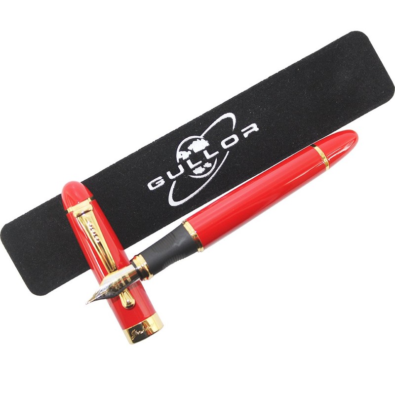 Gullor X450 Deep Blue and Gold Twist Fountain Pen rouge