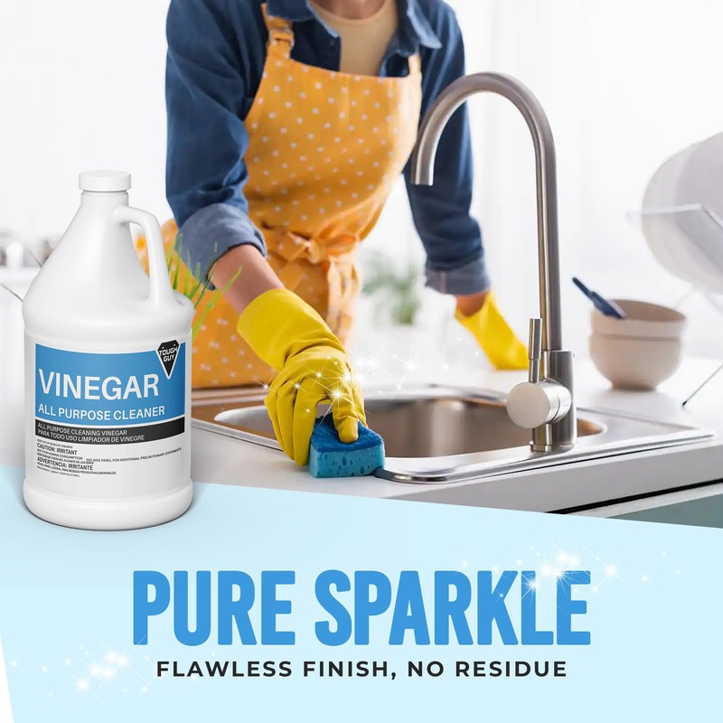 (4 Gallons) - Distilled White Cleaning Vinegar 6% Acidity -