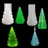 FineInno 2 Pcs Christmas Tree Resin Mold, Mini Pines Tree