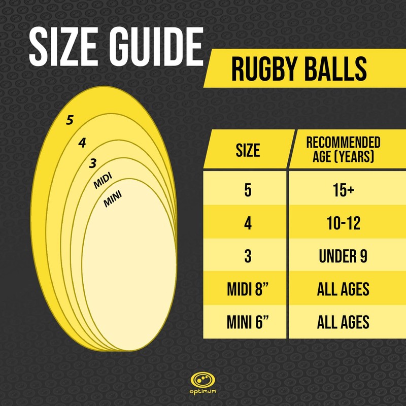 Optimum ENGLAND National Rugby Ball- Iconic Style with Great Flight