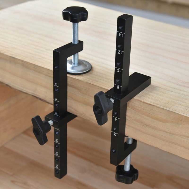 F Clamps Set,2-Pack 5.5" Clamp/Spreader, Quick-Change F Clamp,Bar Clamps with