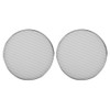 5in Plastic Frame White Mesh Car Audio Speaker Grill Guard