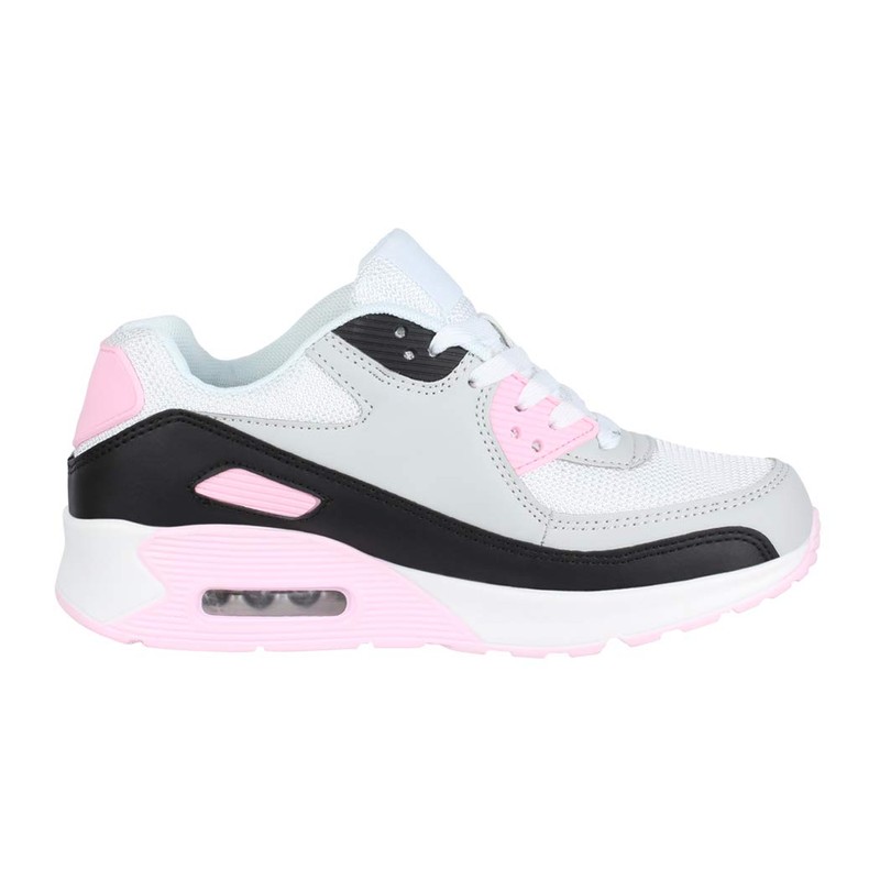 Elara Chunkyrayan Unisex Trainers for Sports and Running - Grey