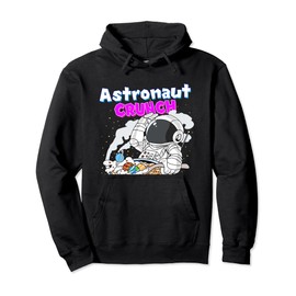 Cute Astronaut Crunch Breakfast Cornflakes Cosmonaut Cereals Pullover Hoodie