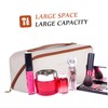 PACKOVE Large Capacity Storage Bag Handheld Makeup Bag Pu Travel