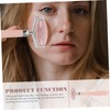 Baluue Facial Massage Roller Handheld Face Roller Tool Pink Jade