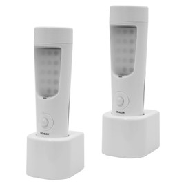 LFI Lights | Power Outage Flashlight Nightlight with Motion Sensor | Auto Dusk to Dawn Sensor | Plug in Flashlight | 14 Hour Run Time | All LED | (2 Pack) | RZNLWE-200