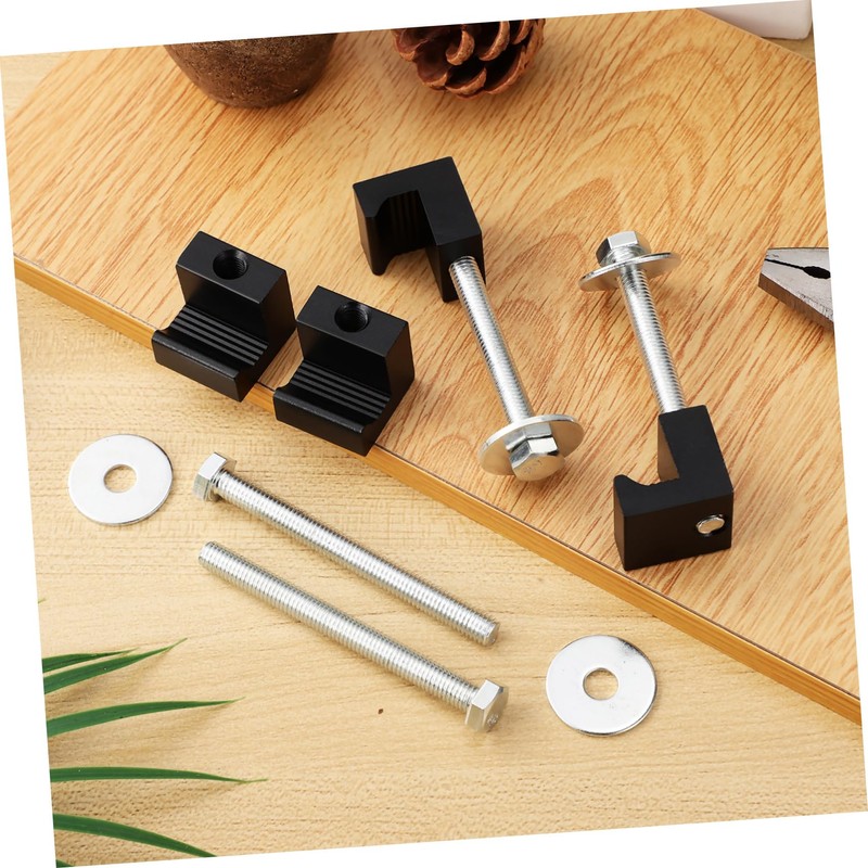 Alipis 4 Pcs Aluminum Alloy Truck Tool Box Mounting Clamps