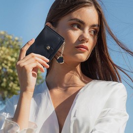 WishLotus Small Wallet Women, Soft PU Leather Bifold Card Wallet with 6 Card Slot and Coin Purse Credit Card Holder for Women Dating Traveling Shopping (Black)