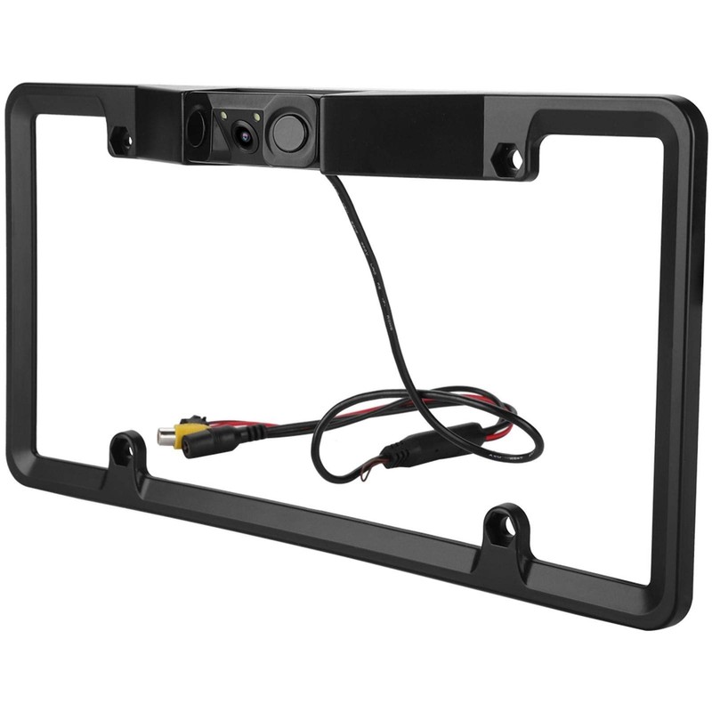 Parking View Camera,3 in 1 Car License Plate Frame Parking