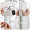 Hicarer 6 Sets Gutter Downspout Straps 2x3 and Downspout Wall