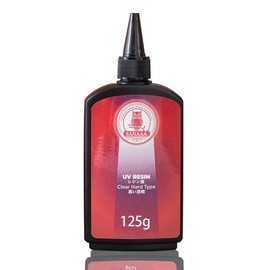SANAAA 125g UV Resin, Upgrade Crystal Clear Hard Type UV Resin Ultraviolet Fast Curing Resin for DIY Resin Jewelry Making (125g)