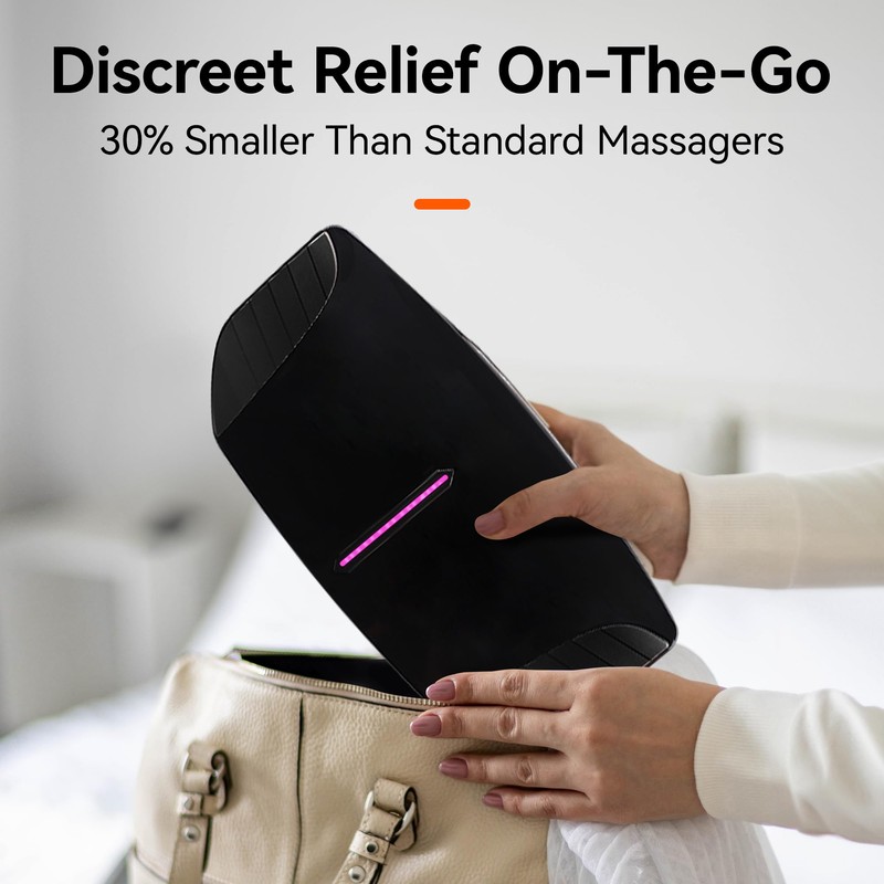 QXC Stomach Massager with Heat Help for Bloating, Cramps &