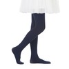 Paralinda Girls Semi-Opaque Tights 50 Den (6-8, Navy Blue)