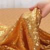 3E Home 120x210cm(4Ftx7Ft) Light Gold Sequin Backdrop Fabric Curtain Wedding