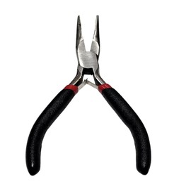 Mr.Gadget's Solutions Mini Bent Nose Pliers with Spring – Professional-Grade Hand Tool for Jewelry Making, Beading, and Crafting – 13cm Precision Pliers with Ergonomic Grip for Comfortable