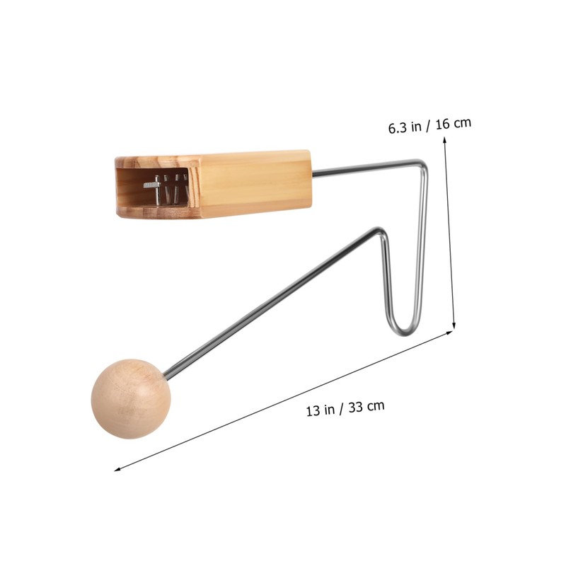 VINTORKY Vibraslap Musical Instrument Percussion Vibraslap for Music Enlightenment Portable