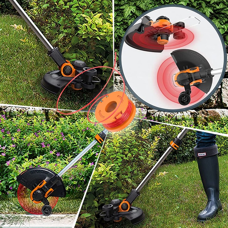 FUSHUI Pack of 6 WA0004.1 grass trimmer spool, WA0010 grass