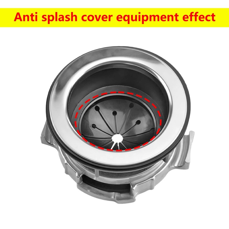 Qrity 1 Pcs Sink Disposal Splash Guard, 80mm Kitchen Sink