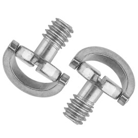 OTOTEC 2Pcs Kameraschraube Stativschraube Befestigungsschraube Mit D-Ring Set 1/4" Zoll