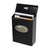 Gibraltar Mailboxes Designer Locking Medium Capacity Galvanized Steel Black, Wall-Mount