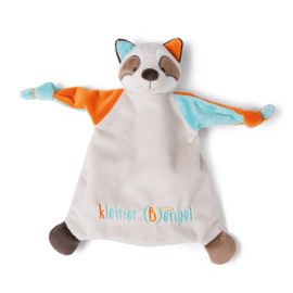 NICI Comfort Blanket Raccoon Small Bengel 25 x 25 cm - Cuddle Blanket from 0+ Months - Cuddly Blanket for Babies & Toddlers - Baby Cuddly Toy / Cuddle Blanket - Comfort Blanket for Girls and Boys