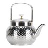 Stainless Steel Teapot with Removable Filter Metal Tea Kettle Coffee