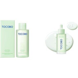 TOCOBO Cica Calming Aqua Toner 200ml Tónico Facial Calmante Hidratante Piel Sensible + Serum 50ml