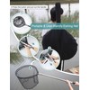 Avlcoaky Rubber Fishing Net Large Fishing Landing Net for Saltwater