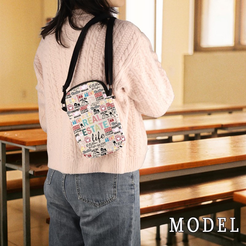 Realtor Crossbody Bag Real Estate Life Gift Real Estate Crossbody