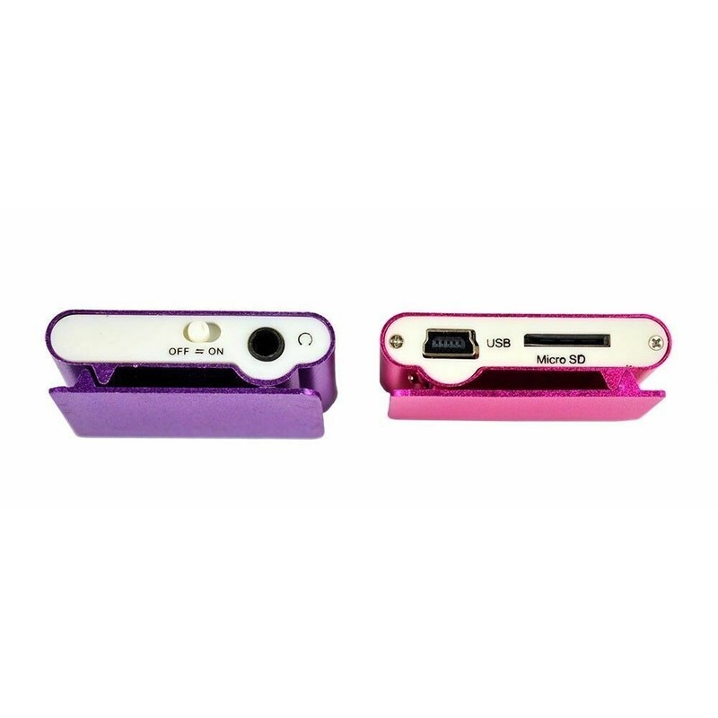 Mini Clip-on MP3 Player with Micro TF/SD Slot Portable WITH