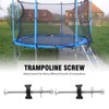 laffoonparts 15Pcs Trampoline Screws, Trampoline Stabilization Tool, Steel Trampoline Screw