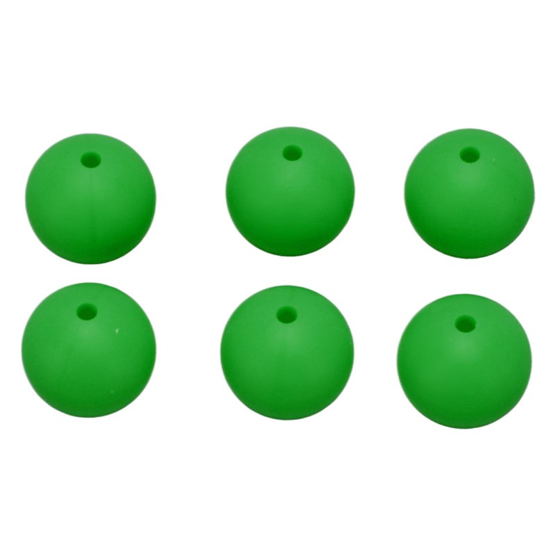 105pcs 15mm Silicone Beads Bulk Round Silicone Beads Loose Beads