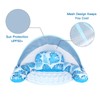 COOLCOOLDEE Pool Float with Canopy for Adults - XL Inflatable