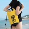 Versatile Waterproof Dry Bag DK-0319 Yellow/10L 2ea