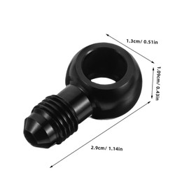 Gatuida Brake Barb Bolt Adapter Banjo Fitting for Automotive Applications Easy Installation Optimized Suitable for Motorcycle and Car Brake Lines