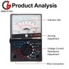 YX 호환 YX-1000A AC DC 2500V 볼트 전류계 포인터 멀티미터