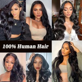 13 x 4 Lace Frontal Closure Real Hair 100% Brazilian Hair Remy Hair Transparent Lace Closure 13 x 4 HD Lace Closure Straight (13 x 4 Body Wave Lace Frontal Closure, 18 Inches)
