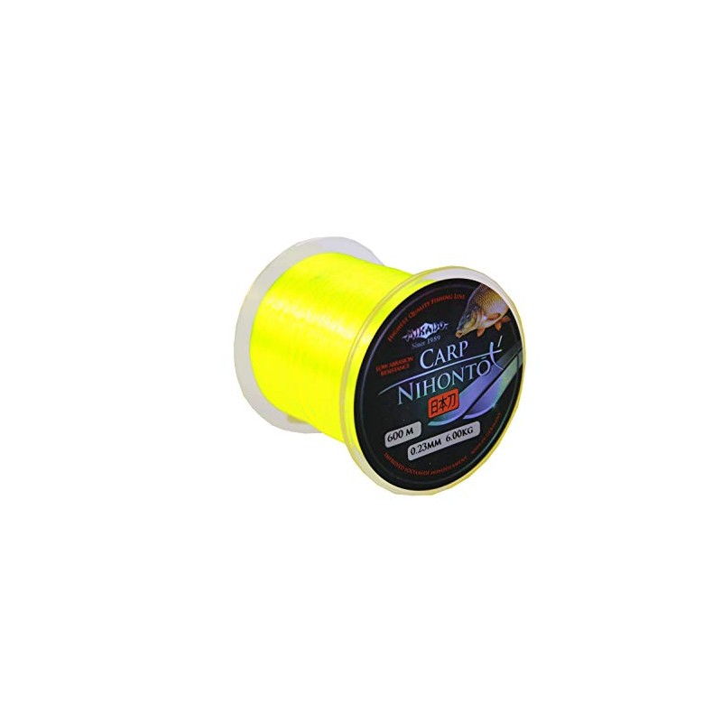 NIHONTO CARP Fluo Yellow Monofilament Very Smooth Fishing Line Carp