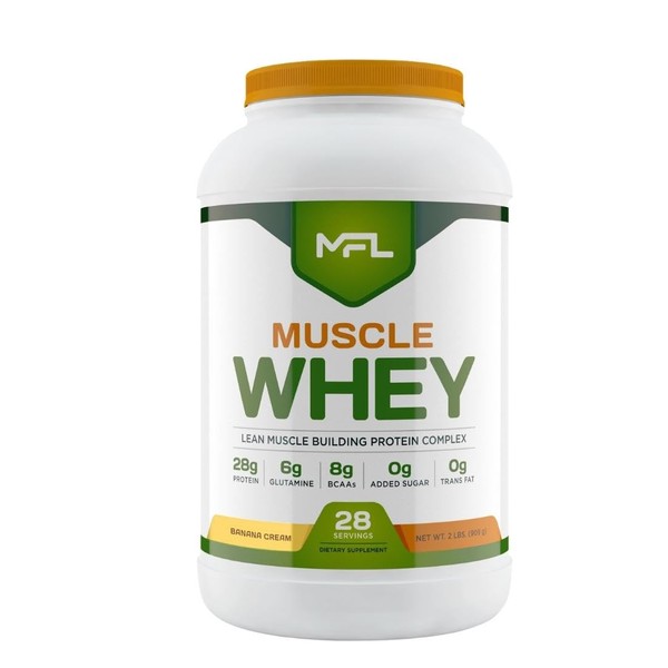 MFL Muscle Whey Protein 2 lbs l 26g of Protein