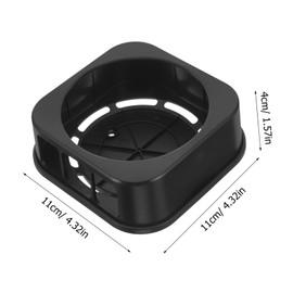 Tofficu Holder Wall Mounted Shelf for Home Office Sturdy Mount Compatible with Apple Tv Sleek Design for Clutter Living Space Reliable Wall Storage Bracket