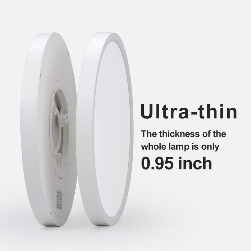 LVL LED Ceiling Light 12W 1100lm Natural White 4000K Round