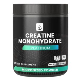 Pure Original Ingredients Creatine Monohydrate Powder 13.8oz                                                                                          