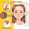 Bowitzki Face Painting Practice Board, 5 Pieces Reusable Colourful Face