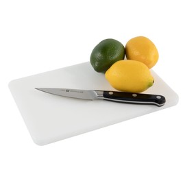Plastic Bar Cutting Board for Restaurants, 3 Pack - 10 x 6 Inch, White