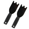 DtgEcd 2 Pack Grill Scraper, Heat-Resistant Nylon Spatula for Indoor