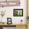 Frametigo - Silver Plated Black Photo Frame, 8"x10" (20x25cm) Photo