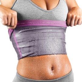 Sweat Spark Waist Trainers for Women Belly Fat (Pink, 7XL) - Sweat More, Shape Your Back & Abdomen, Wear During Workout