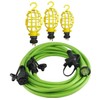 Conntek 25-Feet STW 14/3 3 Outlets Multifunction Cord with 5-String Light Kit On/Off Switch